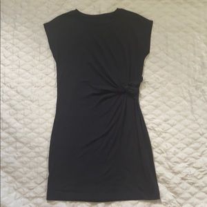 Aerie Side tye knot dress Black Medium